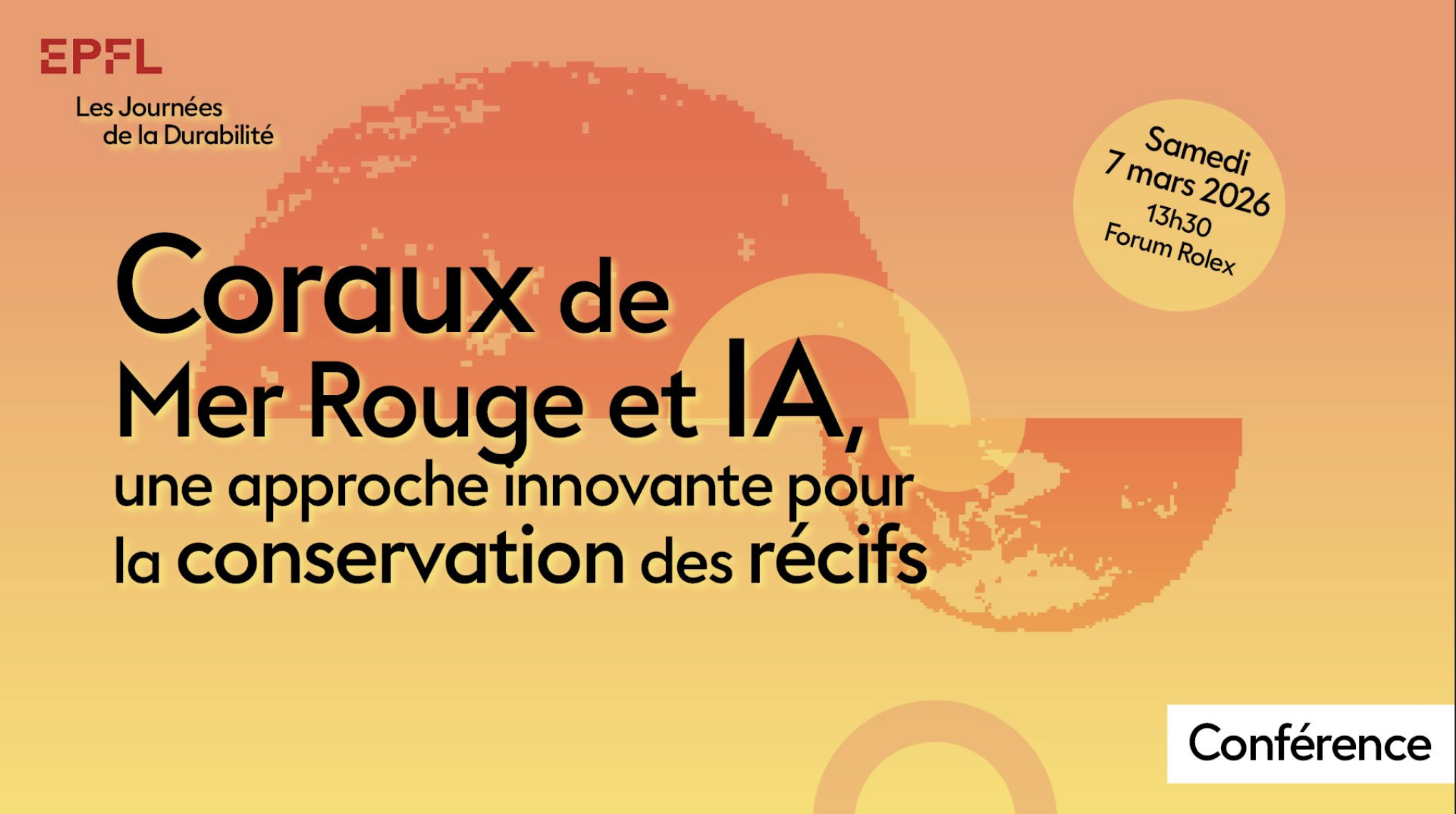 Une conférence des Prof Anders Meibom, responsable du Laboratoire de géochimie biologique et directeur du TRSC, et Devis Tuia, responsable du Laboratoire de science computationnelle pour l’environnement et l’observation de la Terre de l'EPFL. Capture d’écran 2026-02-24 à 08.56.02.png